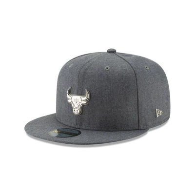 Sapca New Era Chicago Bulls NBA Glossed Badge 59FIFTY Fitted - Gri